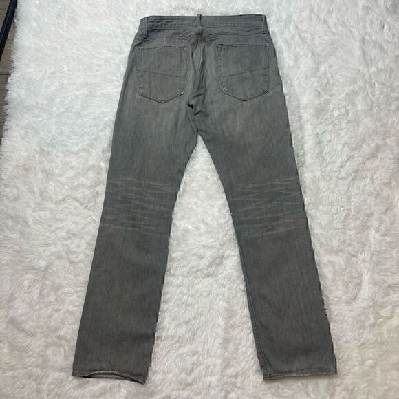 Banana Republic Mens Vintage Straight Jeans 31 x 32 Grey Distressed - Picture 4 of 11